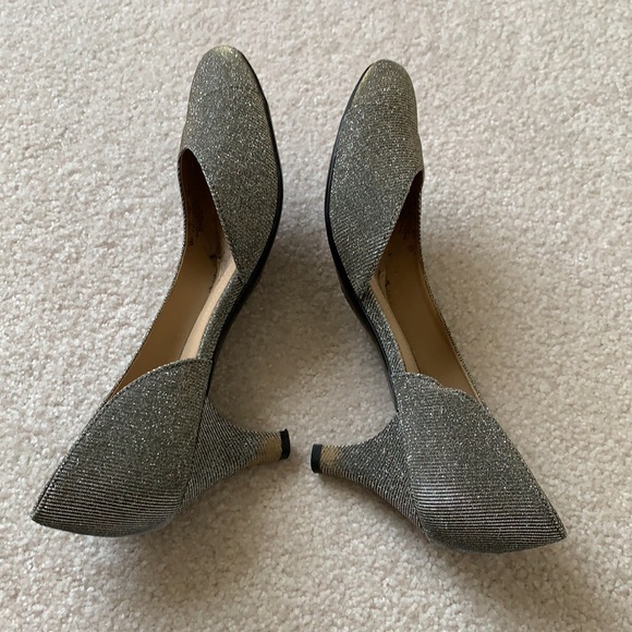 Silver Sparkly Heels - Picture 5 of 8